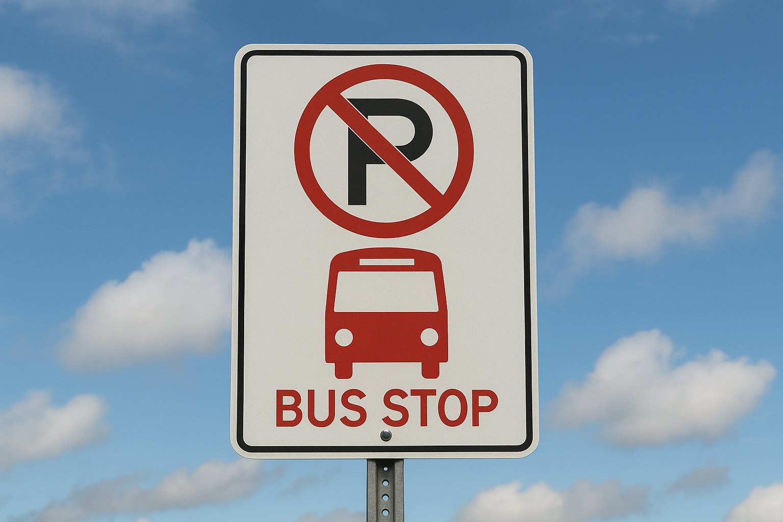 No_Parking_Bus_Stop Practice road code theory test